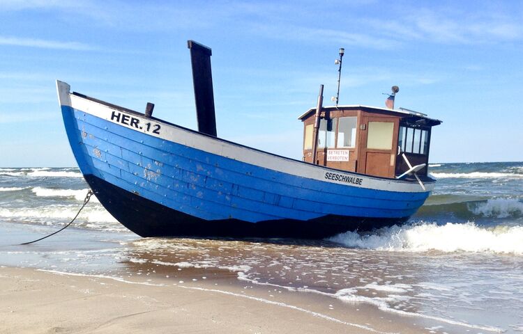 Fischerboot in Heringsdorf